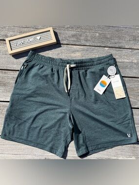 Vuori Ponto Short XXL Deep Sea Heather V344 NWT Men’s DreamKnit Lounge Shorts